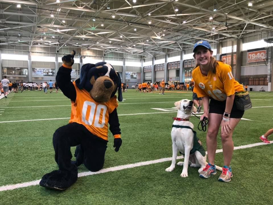 Smokey and Tango the service dog